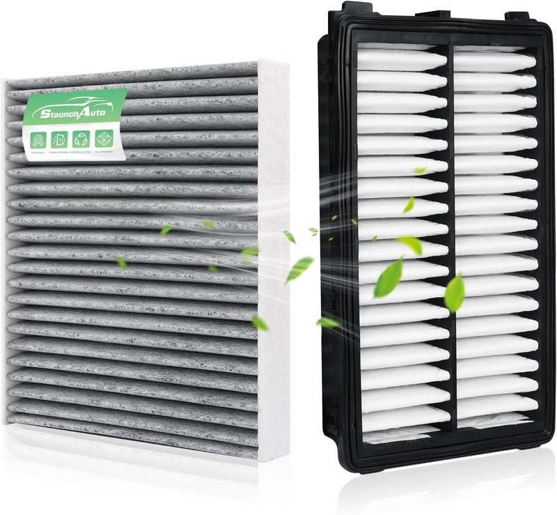 StaunchAuto Engine&Cabin Air Filter for Tucson&Santa Cruz 2022-2026, Santa Fe&Sorento 2021-2026, Sonata 2020-2026, (Not for hybrid!) Air filter Replacement 97133L1000 28113L1000 Automotive Accessories - Image 1